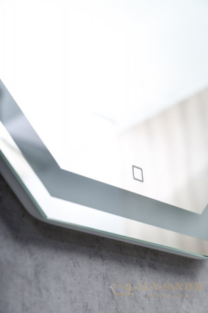 зеркало belbagno spc spc-ott-1000-800-led-tch 100 см с подсветкой, с сенсорным выключателем 