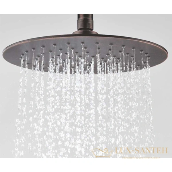 душевая стойка wasserkraft isar a041, темная бронза