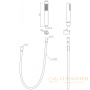 ручной душ со шлангом и держателем belbagno uno-dfs-crm, хром