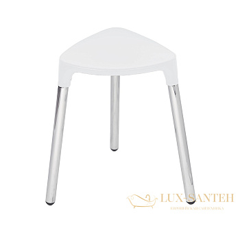 табурет colombo design complementi b9988.bi для ванной комнаты, белый