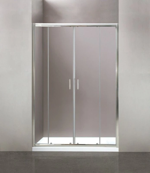 душевая дверь belbagno uno-bf-2 uno-bf-2-170-m-cr 170 см, стекло матовое