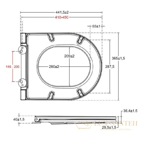 сиденье для унитаза allen brau fantasy 4.11005.iv с микролифтом, слоновая кость