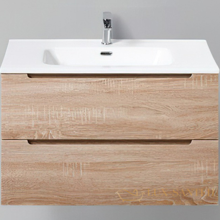 тумба под раковину belbagno etna etna-700-2c-so-wo-p 70 см подвесная, rovere bianco