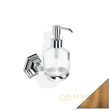 дозатор стеклянный stil haus marte ma30(25) настенный, бронза