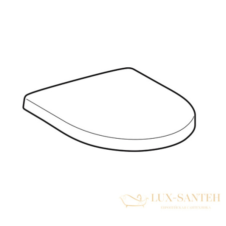 сиденье geberit renova plan 573085000 с крышкой с механизмом плавного закрывания, белый