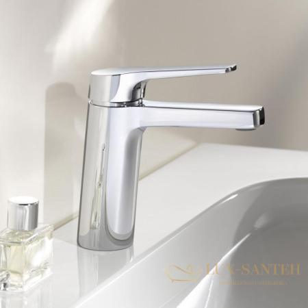 смеситель для умывальника на одно отверстие 110, без гарнитуры keuco moll, 52702010100, хром