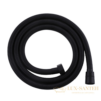 душевой шланг abber af0020b 150 см, черный матовый