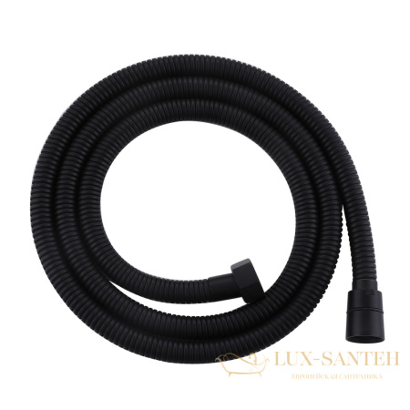 душевой шланг abber af0020b 150 см, черный матовый