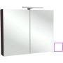 зеркальный шкаф jacob delafon odeon up eb786-g1c 70х65 см, белый блестящий