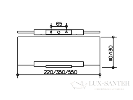 держатель keuco для полочки нержавеющая сталь 14910070000