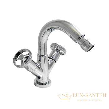 смеситель для биде nicolazzi arena, 3337cr44, с поворотным изливом на 1 отверствие, хром