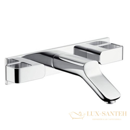 смеситель для раковины, встраиваемый, axor urquiola, 11042000, с донным клапаном (внешняя часть), хром