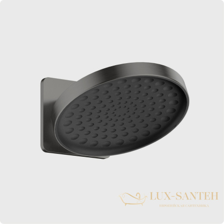 душевая система для душа встраиваемая aquame, aqm8403gm, с термостатом, оружейная сталь