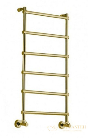 полотенцесушитель водяной margaroli sole 4424706gon, высота 107.2 см, ширина 53 см, золото