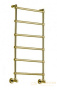полотенцесушитель водяной margaroli sole 4424706gon, высота 107.2 см, ширина 53 см, золото