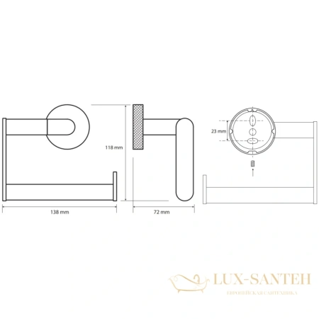 держатель туалетной бумаги  bemeta stella 166112222 хром