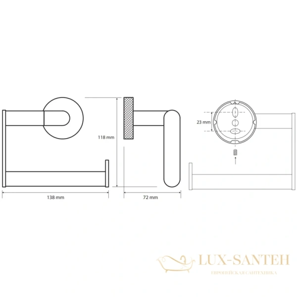 держатель туалетной бумаги  bemeta stella 166112222 хром