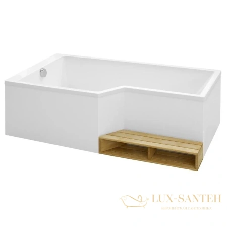 акриловая ванна jacob delafon bain douche neo 170x90 l e6d002l-00