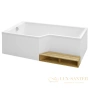 акриловая ванна jacob delafon bain douche neo 170x90 l e6d002l-00