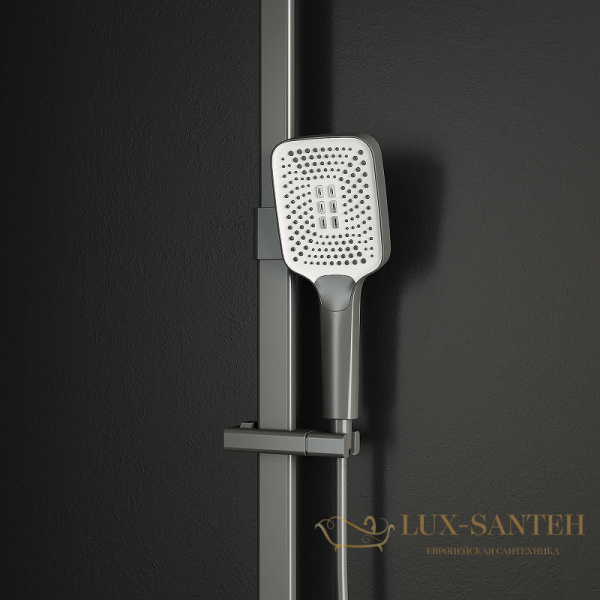 душевая система rgw shower panels 51140134-11 с термостатом sp-34gr, серый