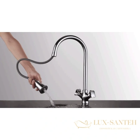 смеситель d&k hessen.grimm da1382501 для кухни, хром