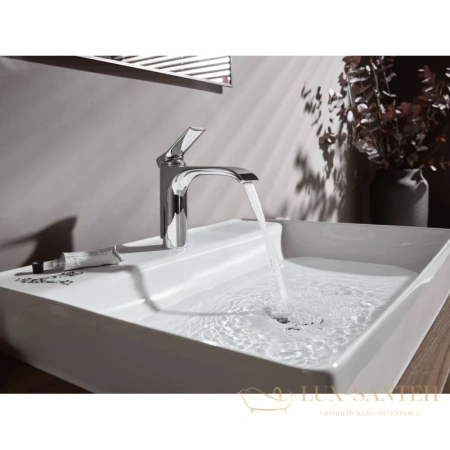 смеситель для раковины hansgrohe vivenis 75022000 без донного клапана хром