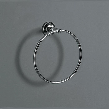 полотенцедержатель-кольцо 22см, simas accessori, 260205cr, для полотенец, подвесной, хром