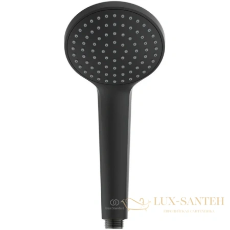 душевая лейка ideal standard idealrain b9402xg 100 мм, черный матовый