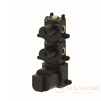 встраиваемая часть almar high flow e176504, термостатического смесителя на 4 выхода, 2 переключающих вентиля