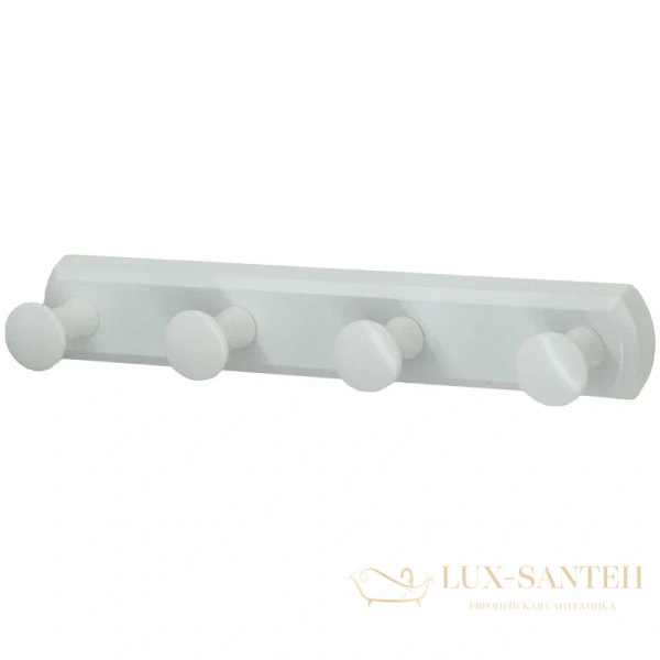 планка с крючками wasserkraft kammel k-1074w, белый матовый