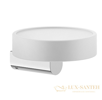 мыльница gessi rilievo 59501.031 подвесная, хром/белый