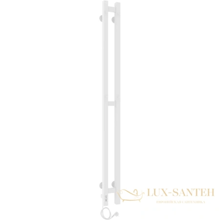 полотенцесушитель с/т laris прайм дуэт чк 80/1200 левый тэн белый 73207361