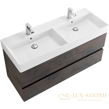 тумба под раковину cezares molveno 46 molveno 46-120-2c-so-2-oss 120 см подвесная, ossido