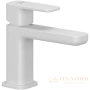 смеситель kludi renon 422905375 для раковины без донного клапана, белый матовый