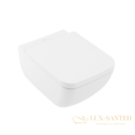 чаша подвесного унитаза villeroy & boch venticello 4611r0rw ceramicplus, белый матовый