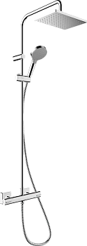 душевая система hansgrohe vernis shape showerpipe 230 26319000 с термостатом, хром