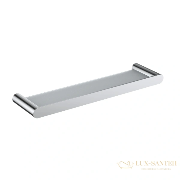 полка стеклянная timo saona 13072/00, хром