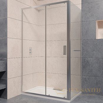 душевой уголок rgw passage 350876188-11 pa-76-1 180x80, профиль хром, стекло прозрачное