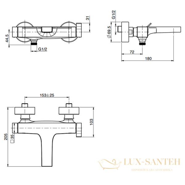 смеситель для ванны fima carlo frattini zeta, f3964/1bs, белый матовый