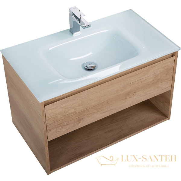 тумба под раковину belbagno kraft kraft-1000-1c-so-rnn 100 см подвесная, rovere nebrasca nature