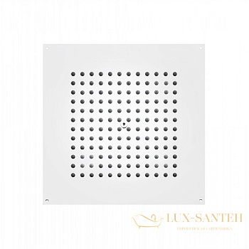 верхний душ bossini dream cube h38381.045 370х370 мм, белый матовый