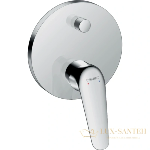 смеситель для ванны hansgrohe novus 71045000 (внешняя часть), хром