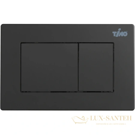 смывная клавиша timo reko fp-004mb, черный матовый