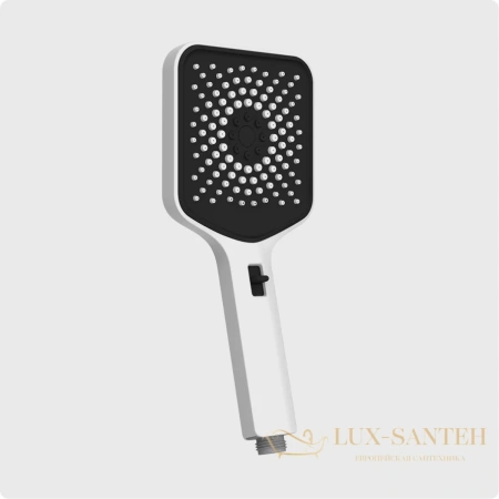 ручной душ aquame aqm8502w, 3 режима, 120 мм, белый