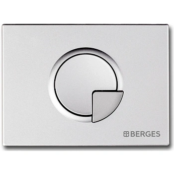 кнопка berges ring 040022 для инсталляции novum r2, матовый хром