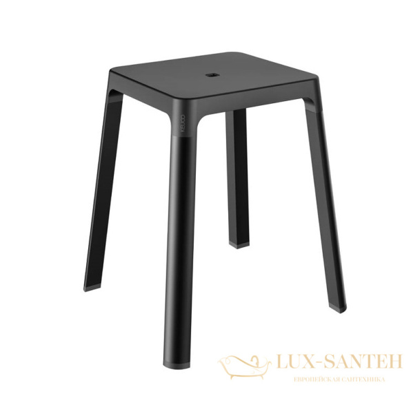 табурет keuco axess, 35082370037, черный матовый