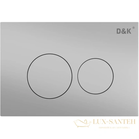 клавиша смыва d&k bayern db1529001 (арт.инсталл di8050127), хром матовый