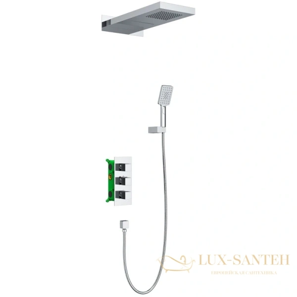 душевой комплект timo petruma sx-5039/00sm 230 мм, хром