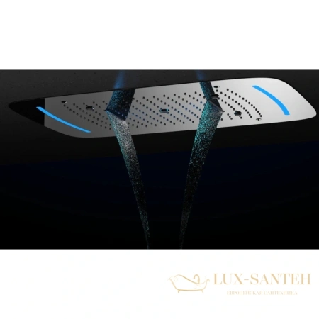 душевой комплект timo saona sx-2319/17sm 680x430 мм, золотой матовый