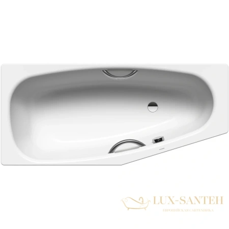стальная ванна kaldewei mini star 224530003001 835 r 157х70 см с покрытием anti-slip и easy-clean, альпийский белый 